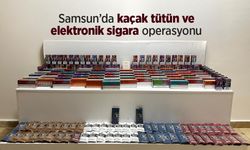 Samsun’da kaçak tütün ve elektronik sigara operasyonu