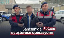 Samsun'da uyuşturucu operasyonu: 1 gözaltı