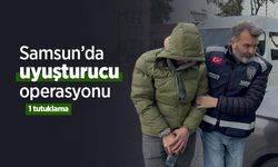 Samsun’da uyuşturucu operasyonu: 1 tutuklama