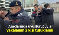 Araçlarında uyuşturucuyla yakalanan 2 kişi tutuklandı
