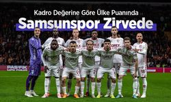 Kadro Değerine Göre Ülke Puanında Samsunspor Zirvede