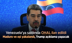 Venezuela'ya saldırıda OHAL ilan edildi. Maduro ve eşi yakalandı, Trump açıklama yapacak