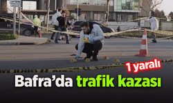 Bafra’da trafik kazası: 1 yaralı