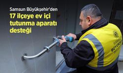 Samsun Büyükşehir’den 17 ilçeye ev içi tutunma aparatı desteği