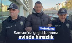 Geçici barınma evinde hırsızlık: 1 tutuklama