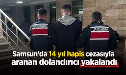Samsun'da 14 yıl hapis cezasıyla aranan dolandırıcı yakalandı