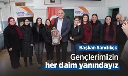 Başkan Sandıkçı: "Gençlerimizin her daim yanındayız"