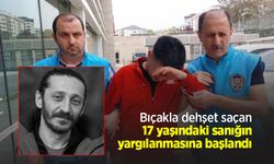 Bıçakla dehşet saçan 17 yaşındaki sanığın yargılanmasına başlandı