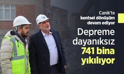 Canik’te kentsel dönüşüm devam ediyor: Depreme dayanıksız 741 bina yıkılıyor
