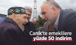 Canik’te emeklilere yüzde 50 indirim