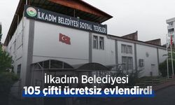 İlkadım Belediyesi 105 çifti ücretsiz evlendirdi