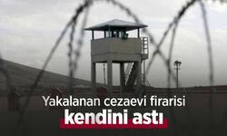Yakalanan cezaevi firarisi kendini astı