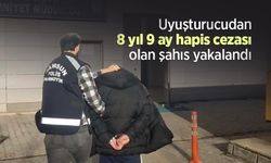 Uyuşturucudan 8 yıl 9 ay hapis cezası olan şahıs yakalandı