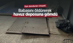 Kan donduran cinayet: Babasını öldürerek havuz deposuna gömdü