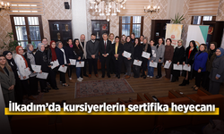 İlkadım’da kursiyerlerin sertifika heyecanı