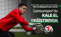 Samsunspor'da KALE EL DEĞİŞTİRİYOR
