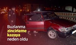 Buzlanma zincirleme kazaya neden oldu