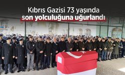 Kıbrıs Gazisi 73 yaşında son yolculuğuna uğurlandı