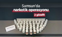 Samsun’da narkotik operasyonu: 2 gözaltı