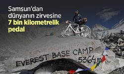 Samsun’dan dünyanın zirvesine 7 bin kilometrelik pedal