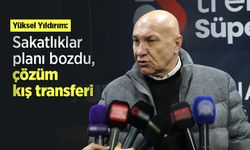 Yüksel Yıldırım: Sakatlıklar planı bozdu, çözüm kış transferi