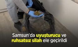 Samsun'da uyuşturucu ve ruhsatsız silah ele geçirildi