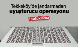 Tekkeköy’de jandarmadan uyuşturucu operasyonu: 1 tutuklama