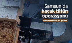 Samsun'da kaçak tütün operasyonu: Binlerce makaron ele geçirildi