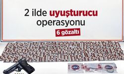 2 ilde uyuşturucu operasyonu: 6 gözaltı