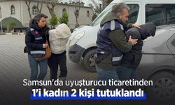 Samsun'da uyuşturucu ticaretinden 1'i kadın 2 kişi tutuklandı