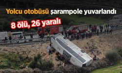 Yolcu otobüsü şarampole yuvarlandı: 8 ölü, 26 yaralı