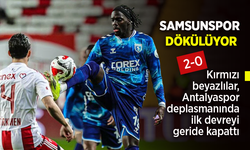 Kırmızı beyazlılar, Antalyaspor deplasmanında ilk devreyi geride kapattı...