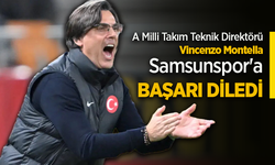 A Milli Takım Teknik Direktörü Vincenzo Montella, Samsunspor'a BAŞARI DİLEDİ