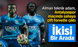 Alman teknik adam, Antalyaspor maçında sahaya çift forvetle çıktı …