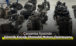 Çarşamba İlçesinde Gümrük Kaçağı Otomobil Motoru Operasyonu