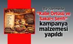 Kâbe Örtüsü ve Sakal-ı Şerif Kampanya Malzemesi Yapıldı