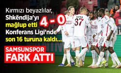 Kırmızı beyazlılar, Shkëndija'yı mağlup etti Konferans Ligi'nde son 16 turuna kaldı…