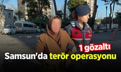 Samsun'da terör operasyonu: 1 gözaltı