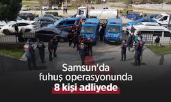 Samsun'da fuhuş operasyonunda 8 kişi adliyede