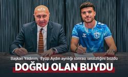 Başkan Yıldırım, Eyüp Aydın ayrılığı sonrası sessizliğini bozdu, DOĞRU OLAN BUYDU