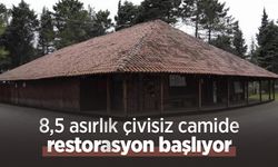8,5 asırlık çivisiz camide restorasyon başlıyor