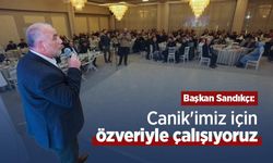 Başkan Sandıkçı: "Canik'imiz için özveriyle çalışıyoruz"