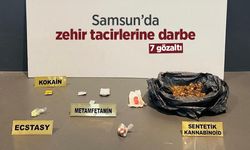 Samsun’da zehir tacirlerine darbe: 7 gözaltı