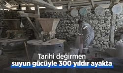 Tarihi değirmen suyun gücüyle 300 yıldır ayakta
