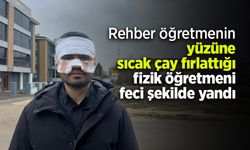Rehber öğretmenin yüzüne sıcak çay fırlattığı fizik öğretmeni feci şekilde yandı