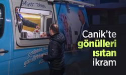 Canik’te gönülleri ısıtan ikram