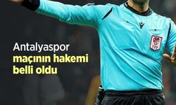 Antalyaspor maçının hakemi belli oldu