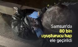Samsun'da 80 bin uyuşturucu hap ele geçirildi