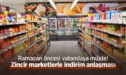 Ramazan öncesi vatandaşa müjde! Zincir marketlerle indirim anlaşması