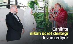 Canik’te nikah ücret desteği devam ediyor